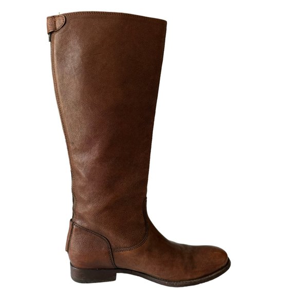 Frye Melissa Button Back Zip Tall Riding Boots - Picture 3 of 7